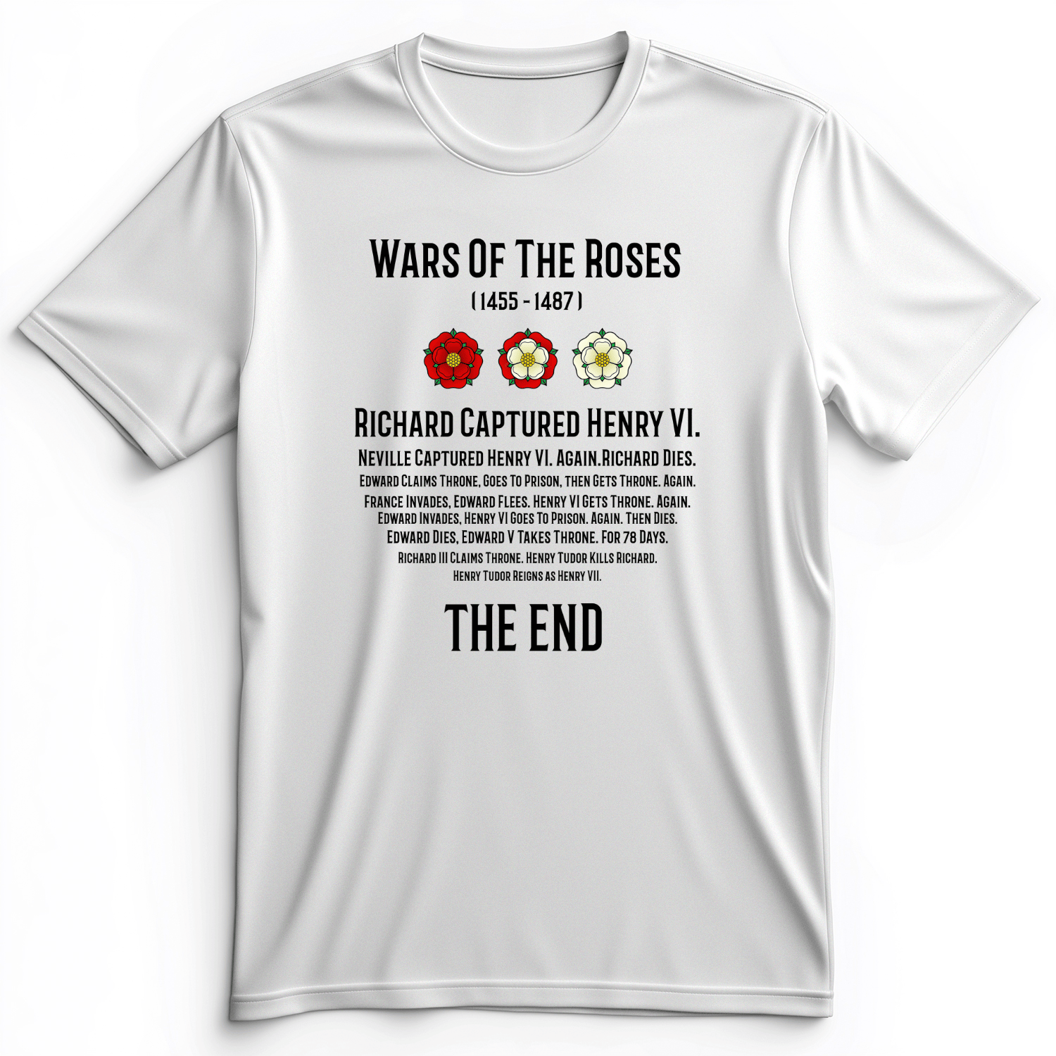 Wars Of The Roses Premium Tee White / S