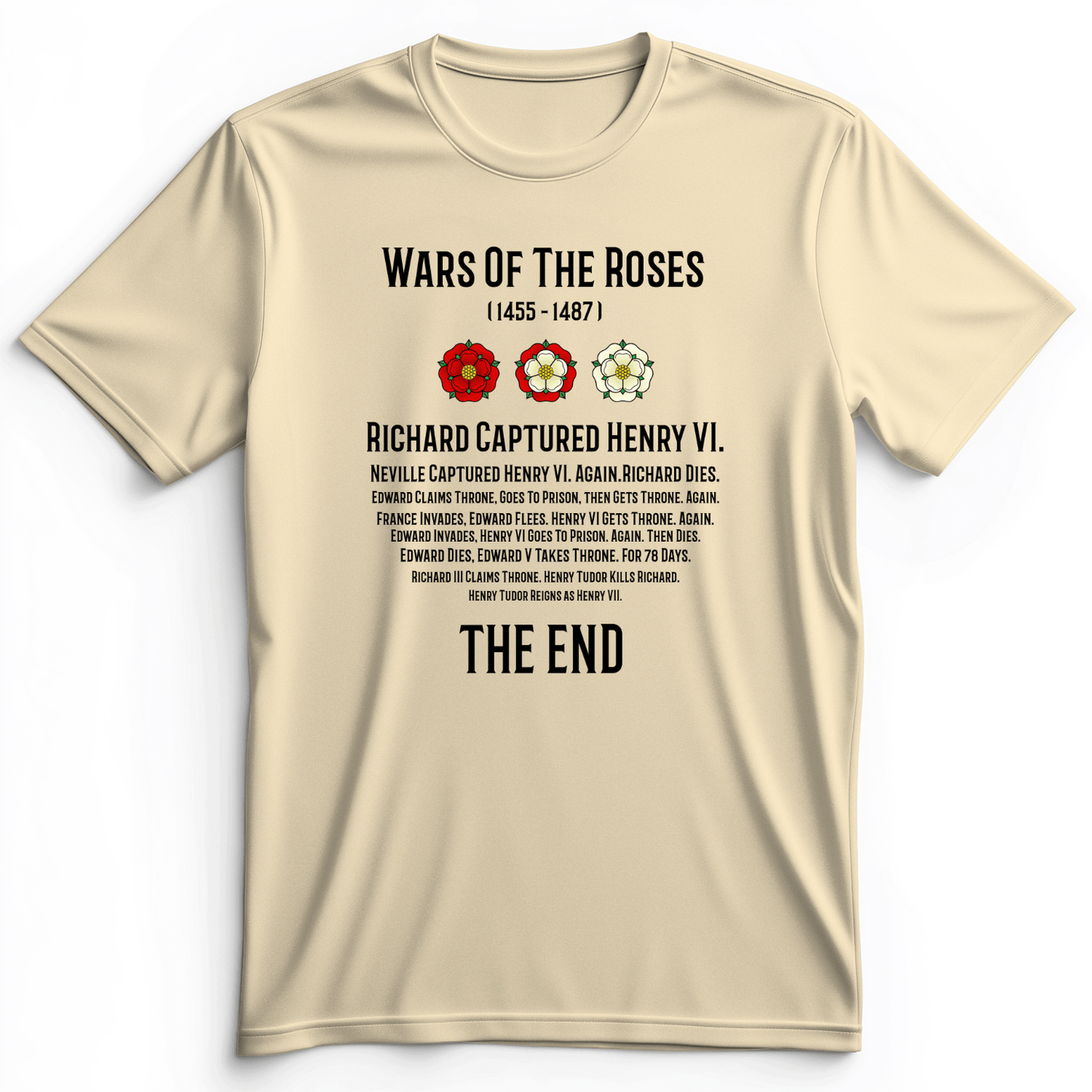 Wars Of The Roses Premium Tee Natural / S