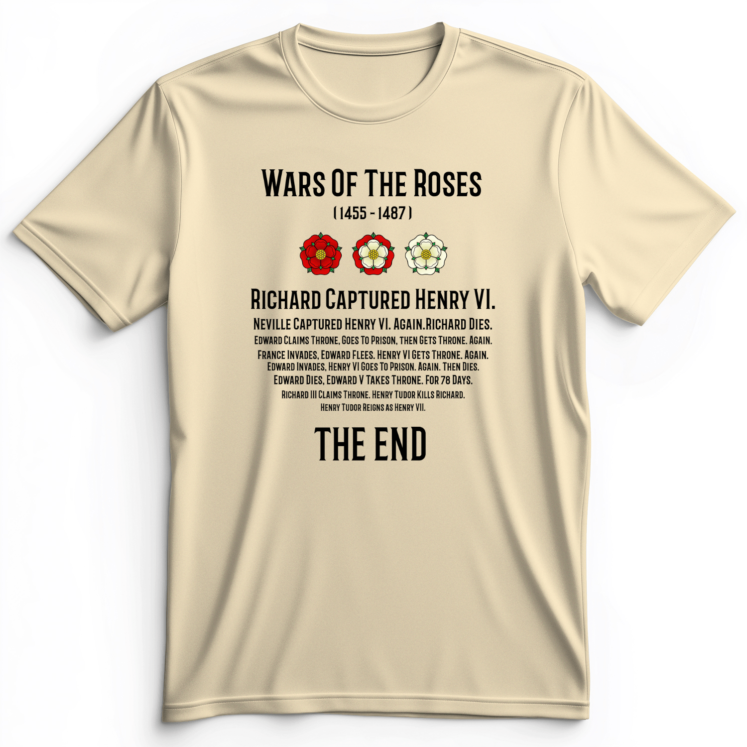 Wars Of The Roses Premium Tee Natural / S