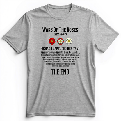 Wars Of The Roses Premium Tee Athletic Heather / S