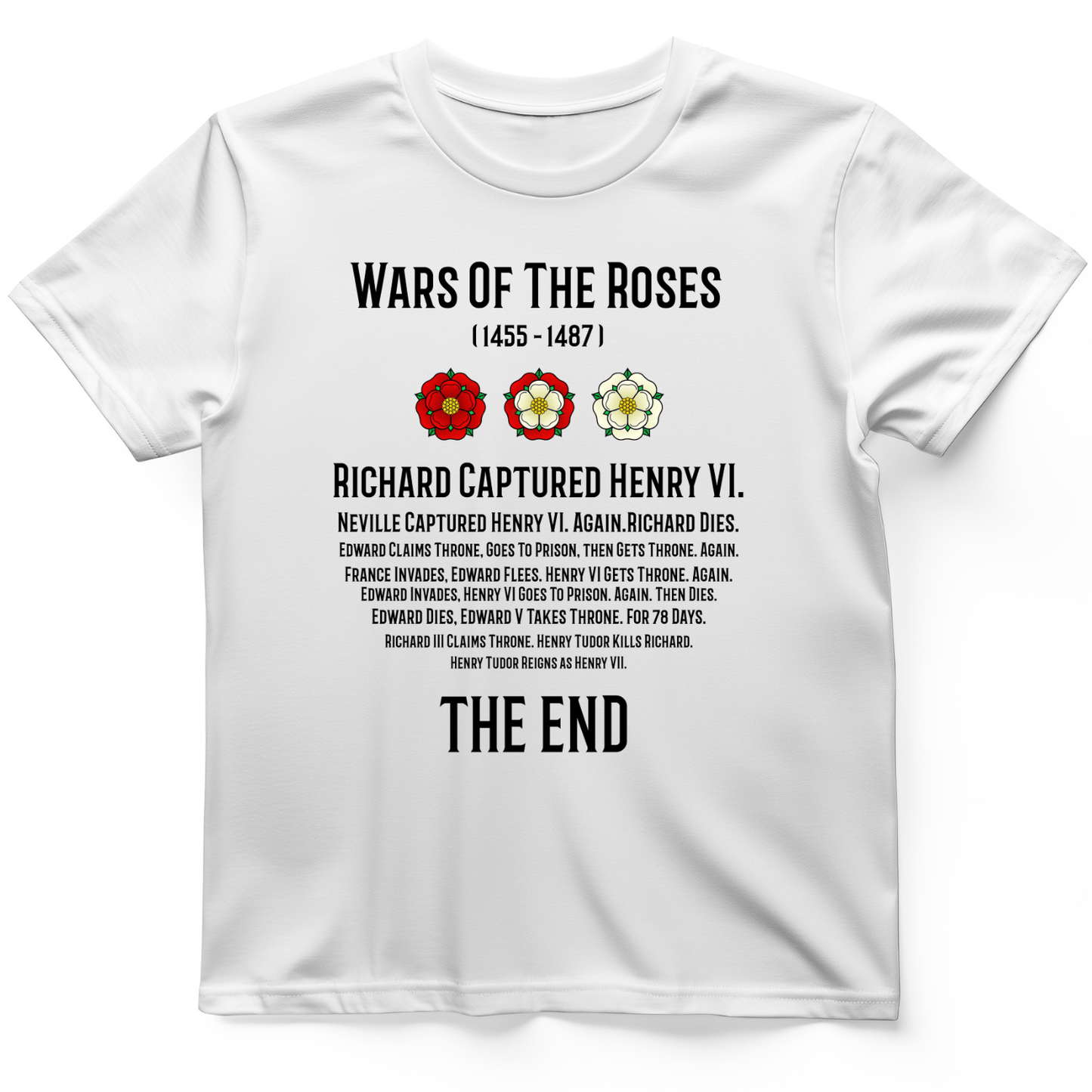 Wars Of The Roses T-Shirt White / S