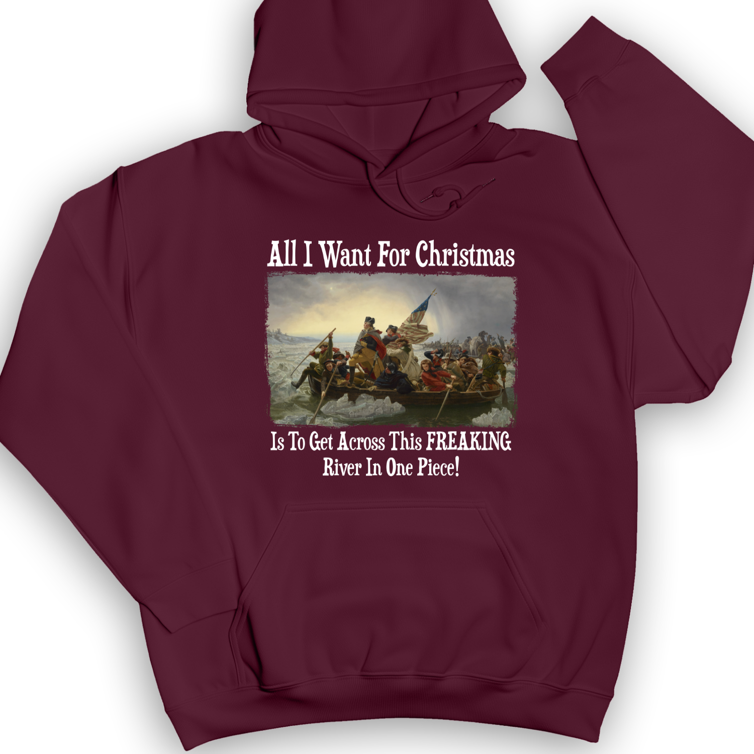 Washington All I Want Hoodie Maroon / S