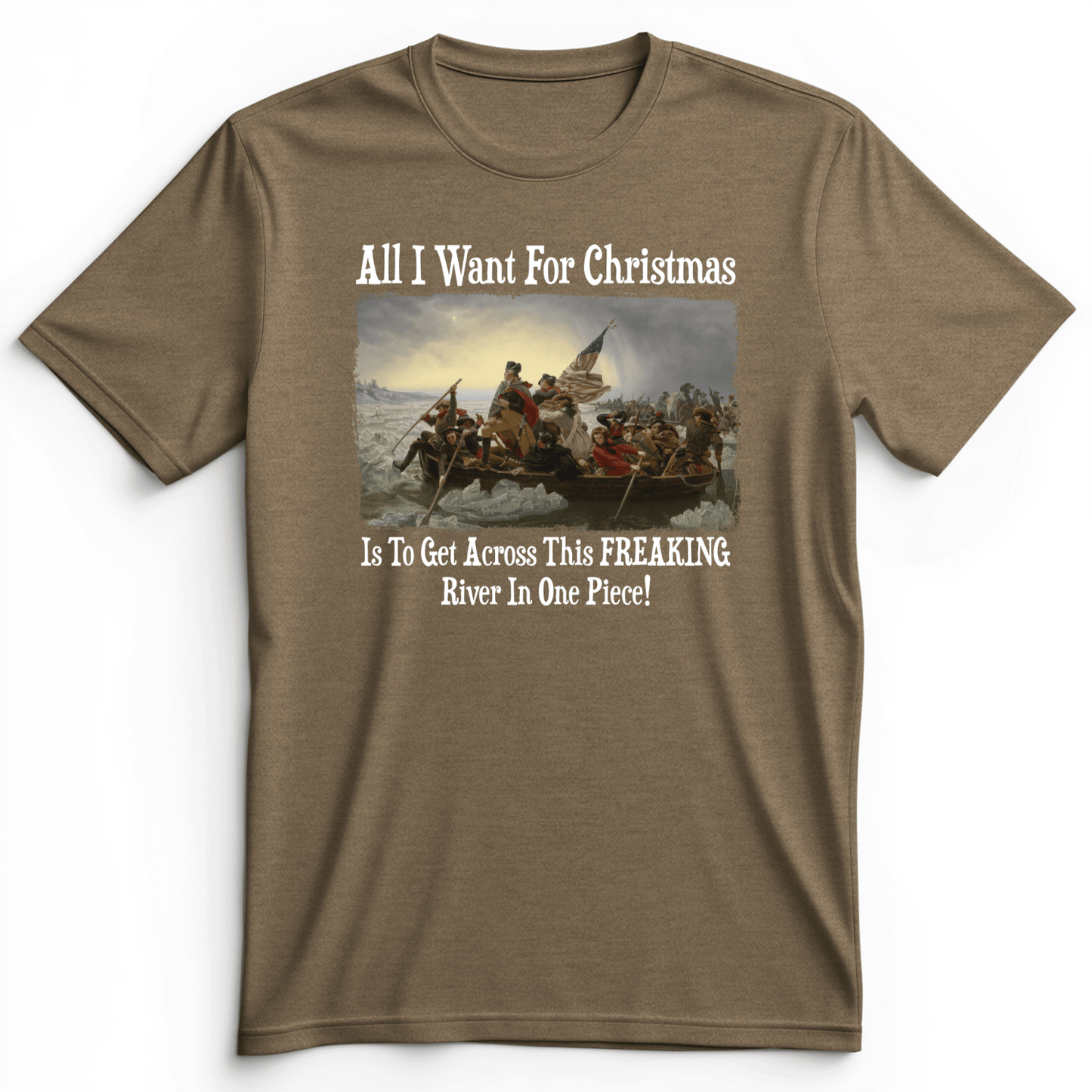 Washington All I Want Premium Tee Heather Olive / S