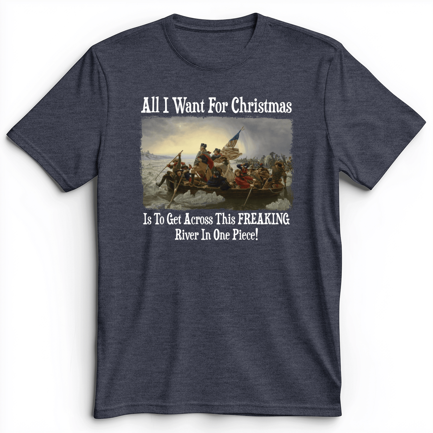 Washington All I Want Premium Tee Heather Navy / S