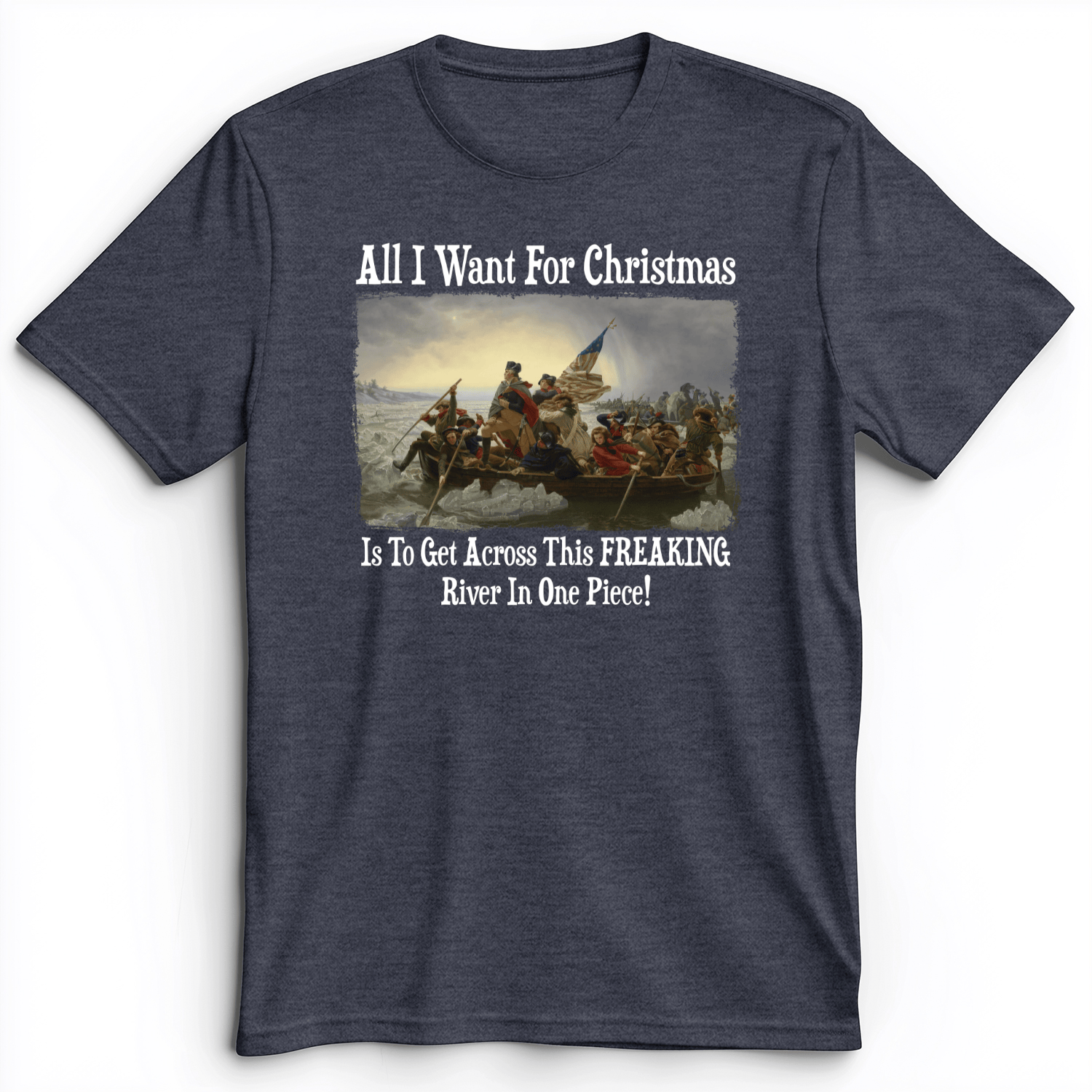 Washington All I Want Premium Tee Heather Navy / S