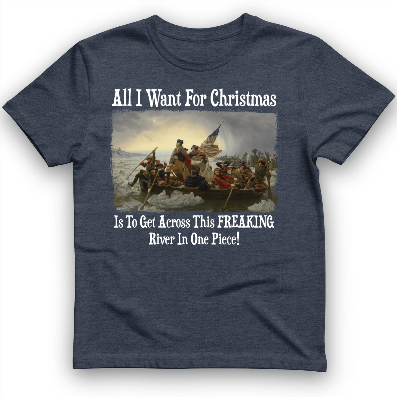 Washington All I Want T-Shirt Heather Navy / S