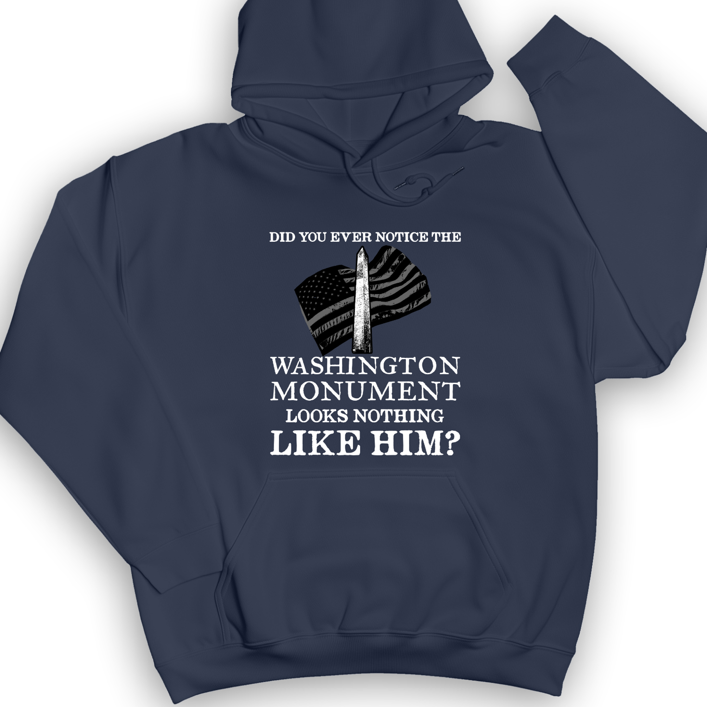 Washington Monument Hoodie Navy / S