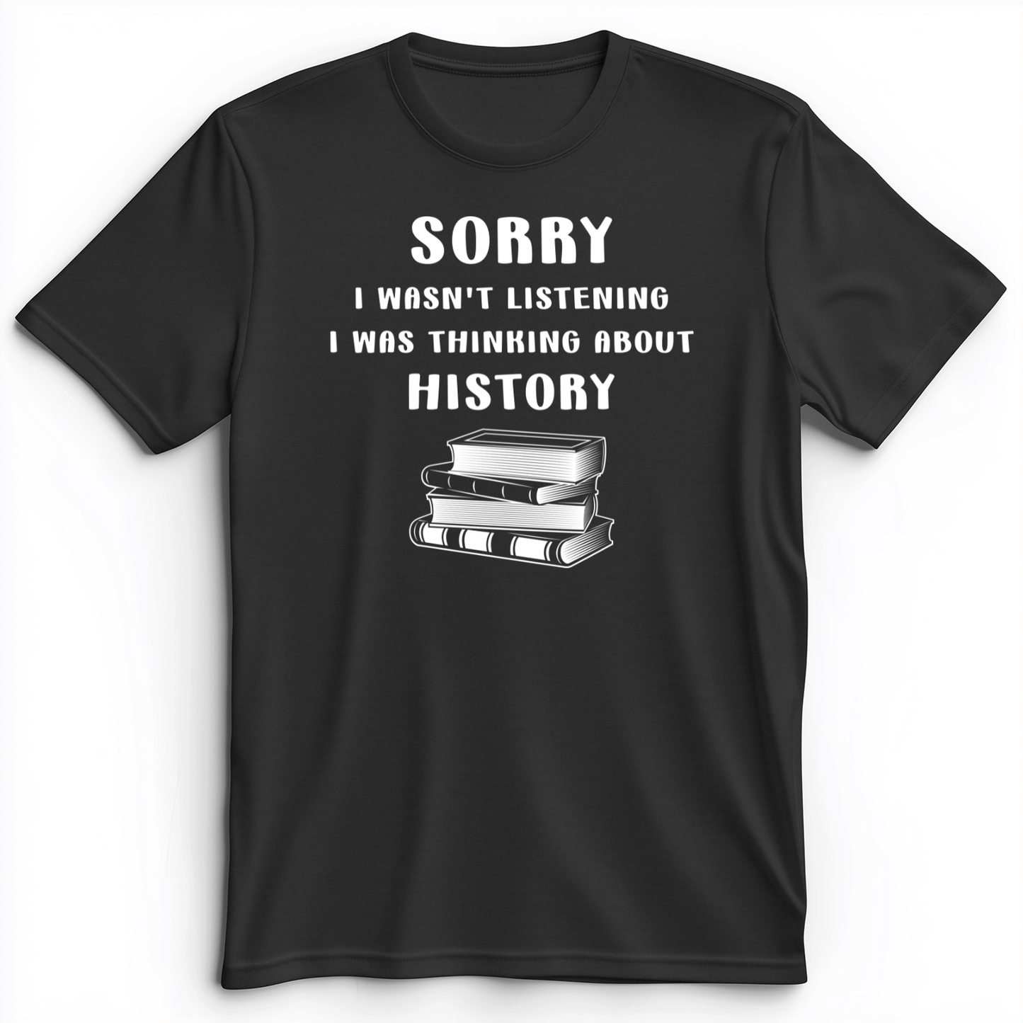 Wasn't Listening Premium Tee Dark Grey Heather / S