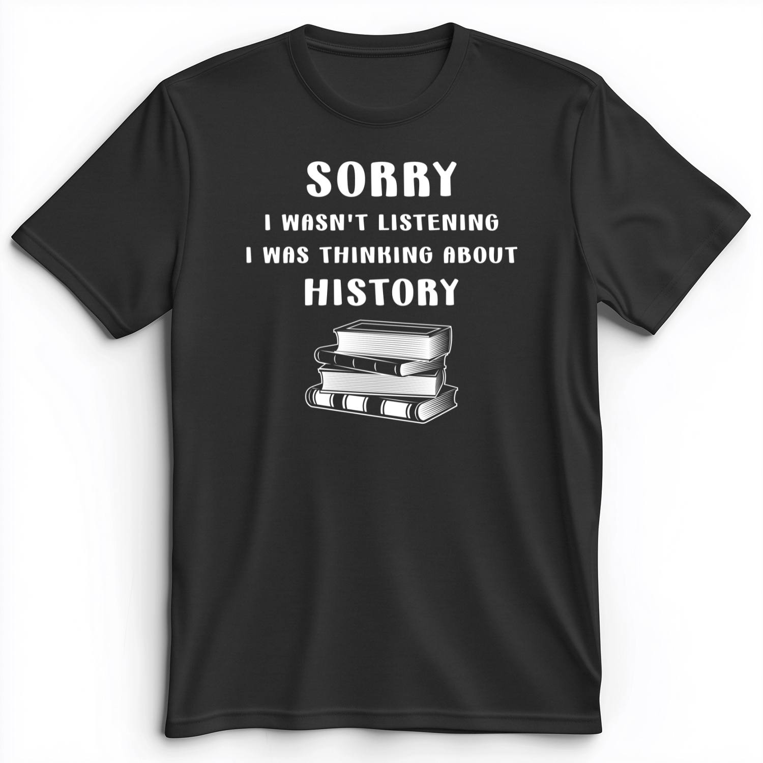 Wasn't Listening Premium Tee Dark Grey Heather / S