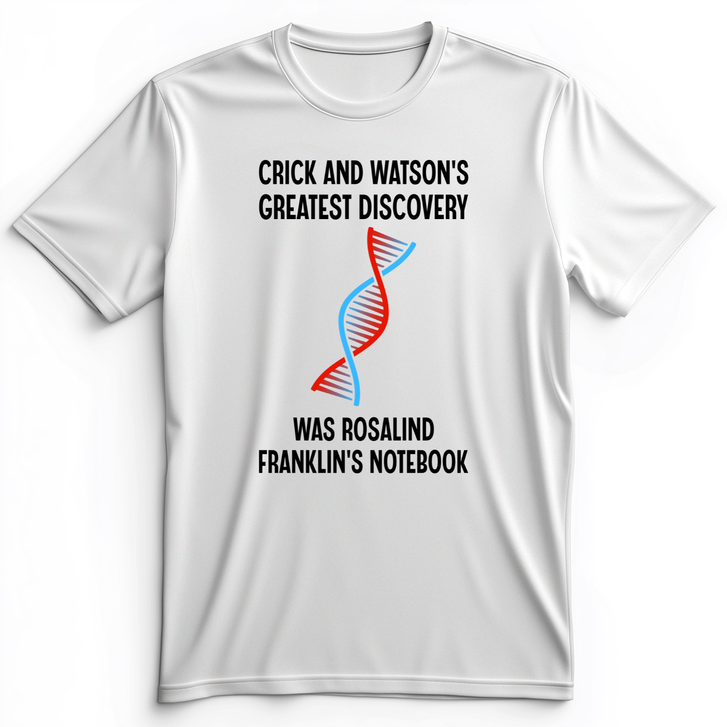 Watson and Crick Premium Tee White / S