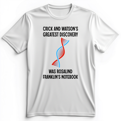 Watson and Crick Premium Tee White / S