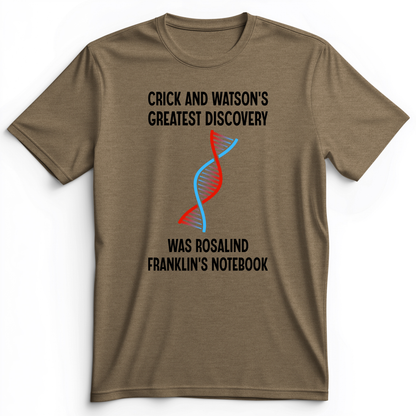 Watson and Crick Premium Tee Heather Olive / S