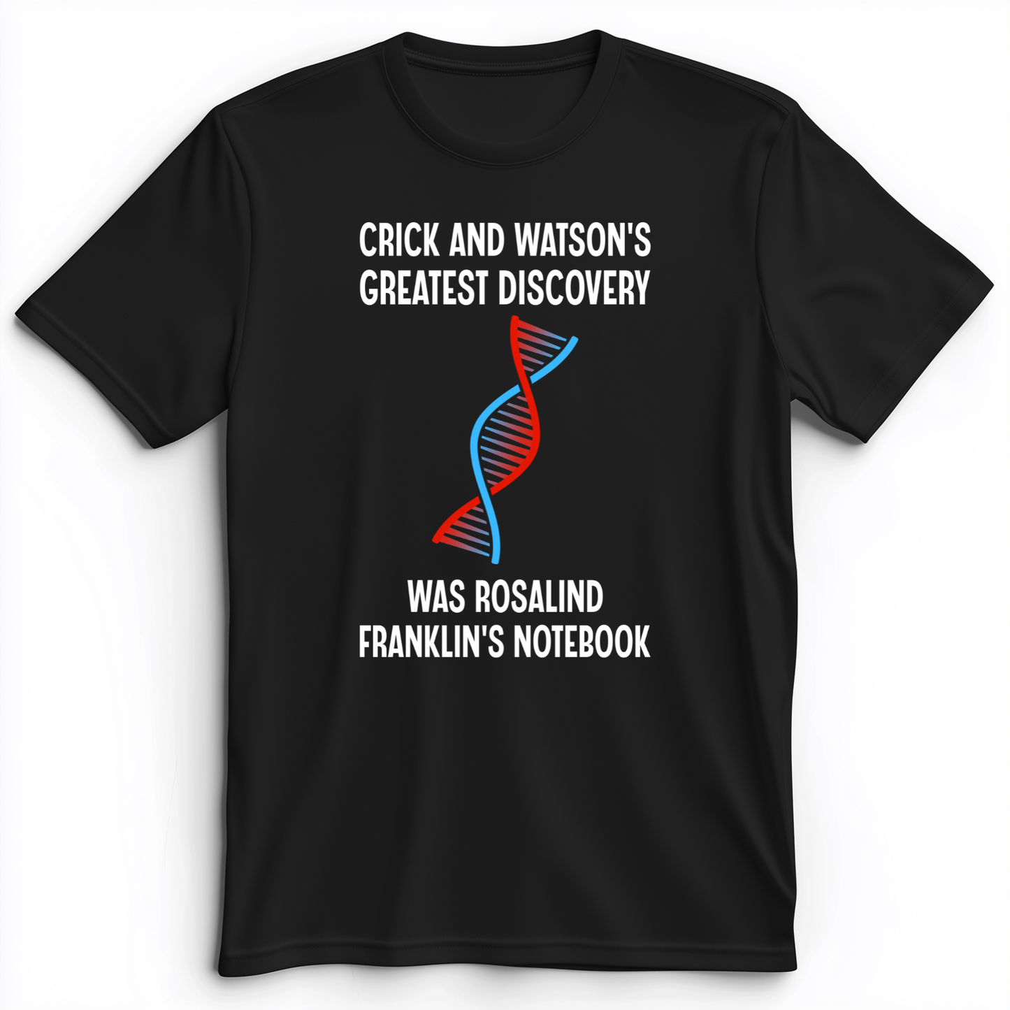 Watson and Crick Premium Tee Black / S