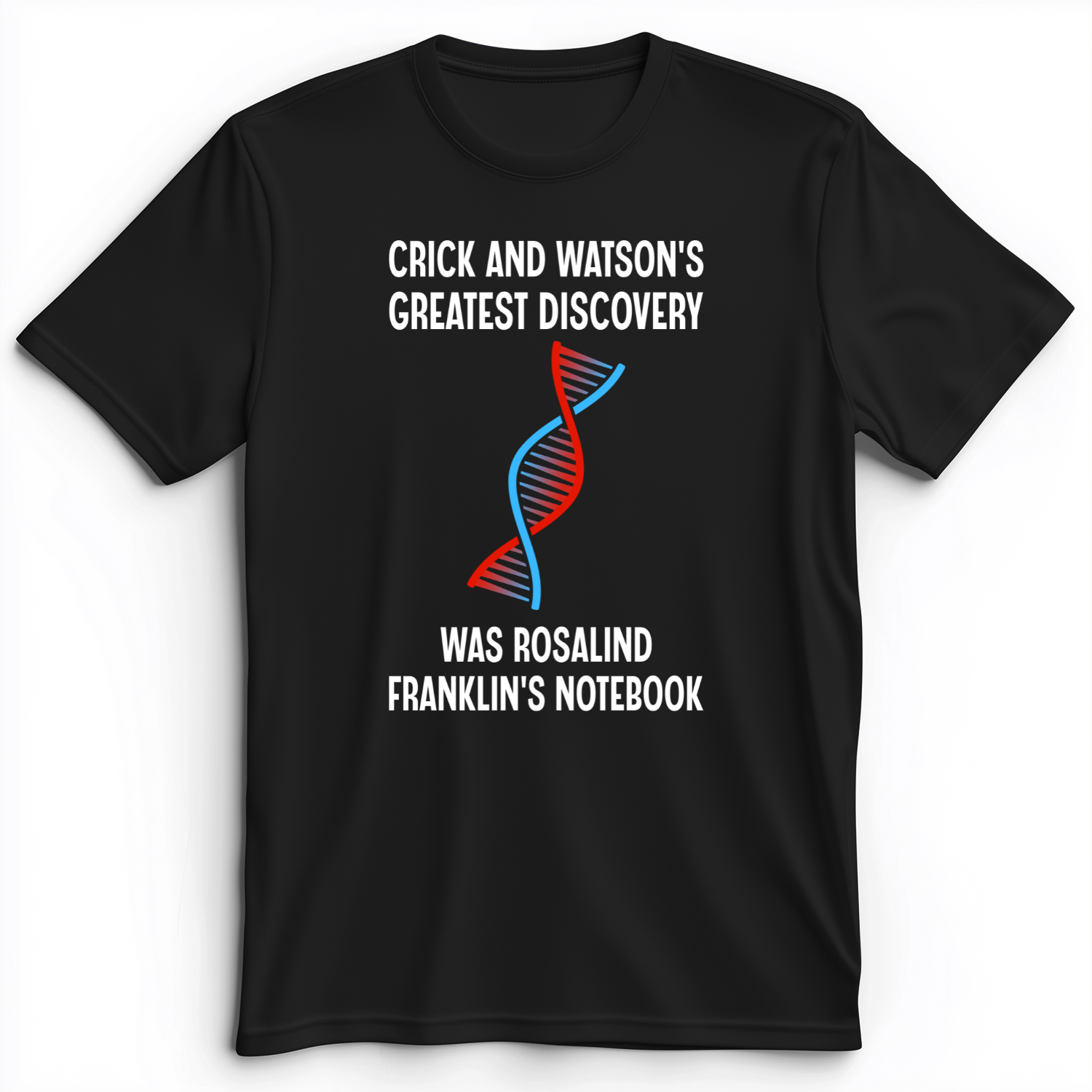 Watson and Crick Premium Tee Black / S