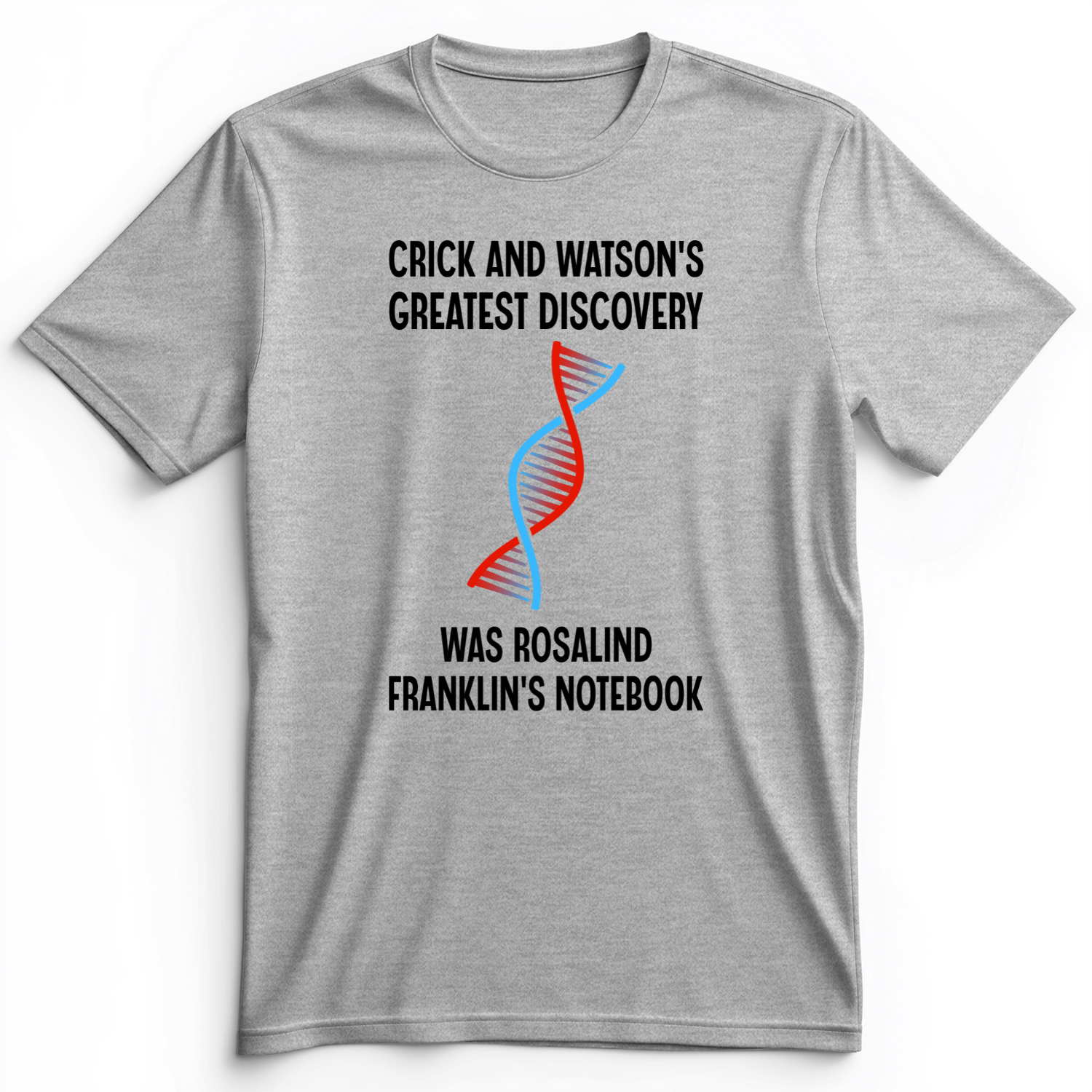 Watson and Crick Premium Tee Athletic Heather / S