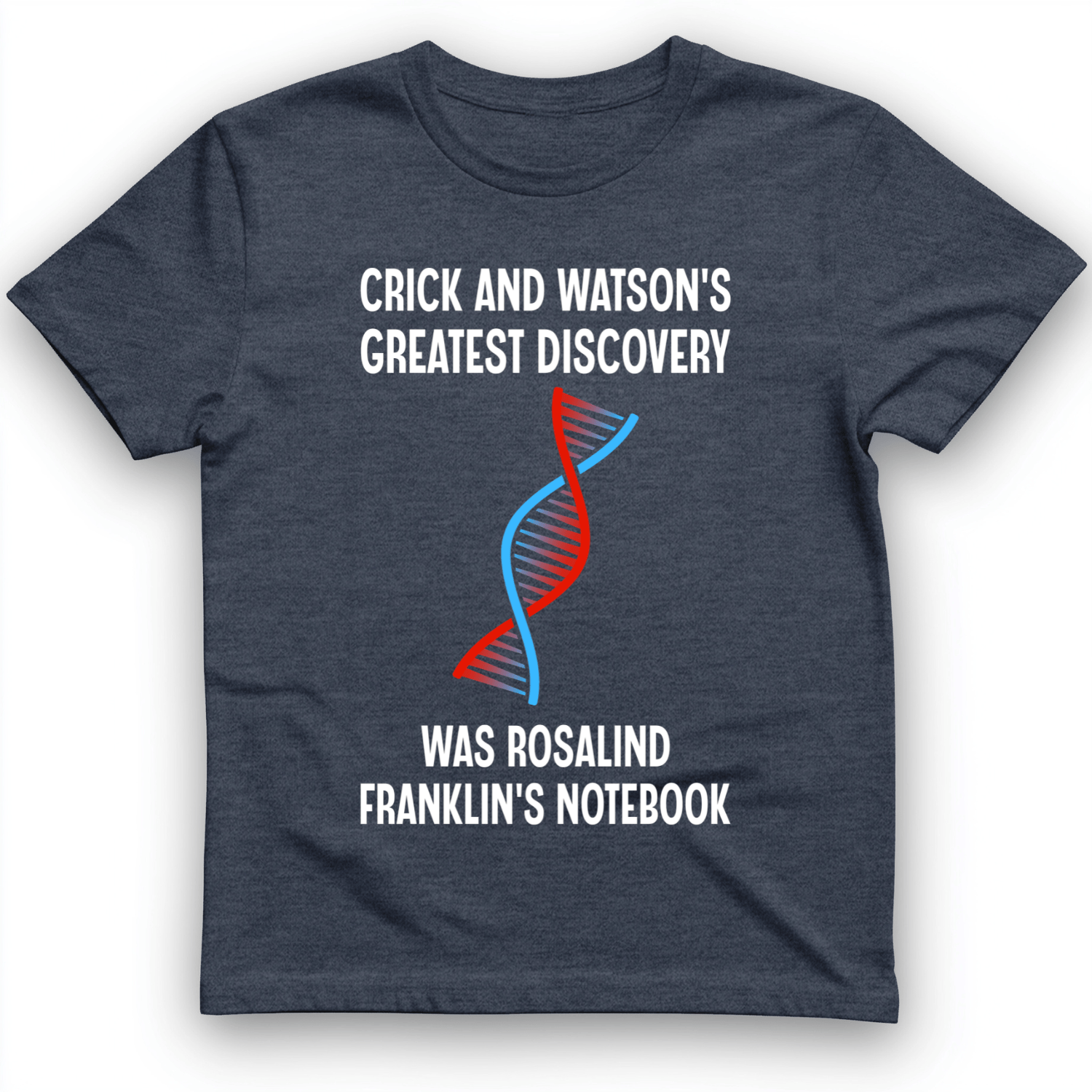 Watson and Crick T-Shirt Heather Navy / S