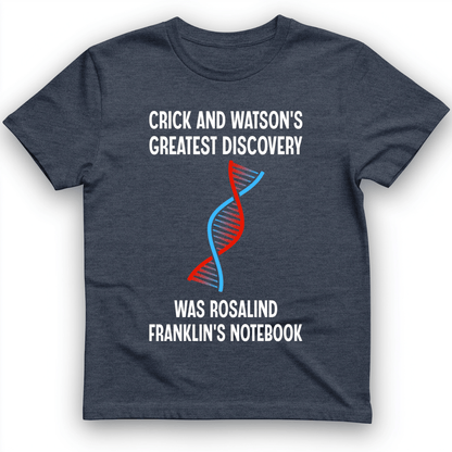 Watson and Crick T-Shirt Heather Navy / S