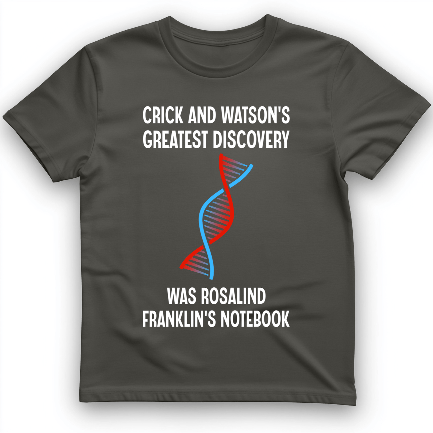 Watson and Crick T-Shirt Charcoal / S