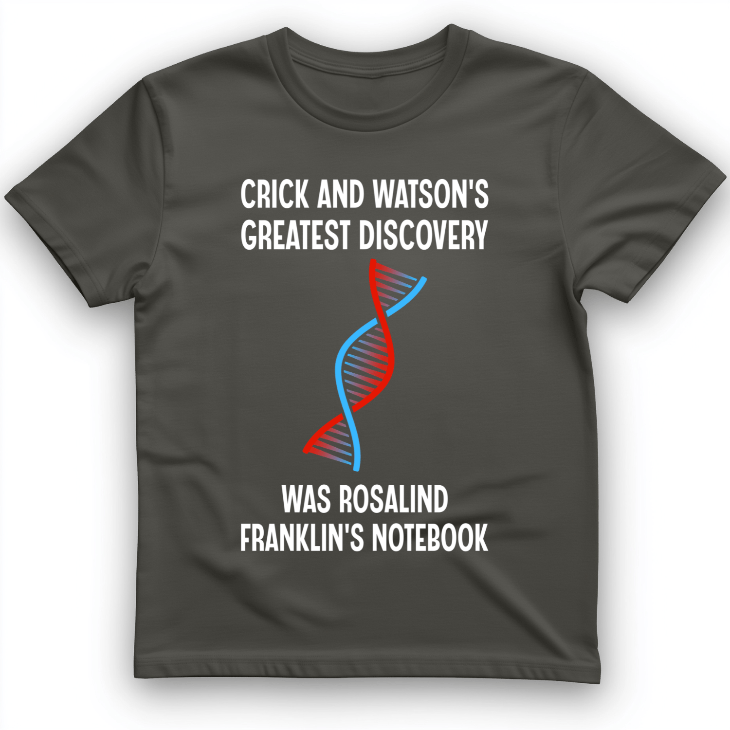 Watson and Crick T-Shirt Charcoal / S