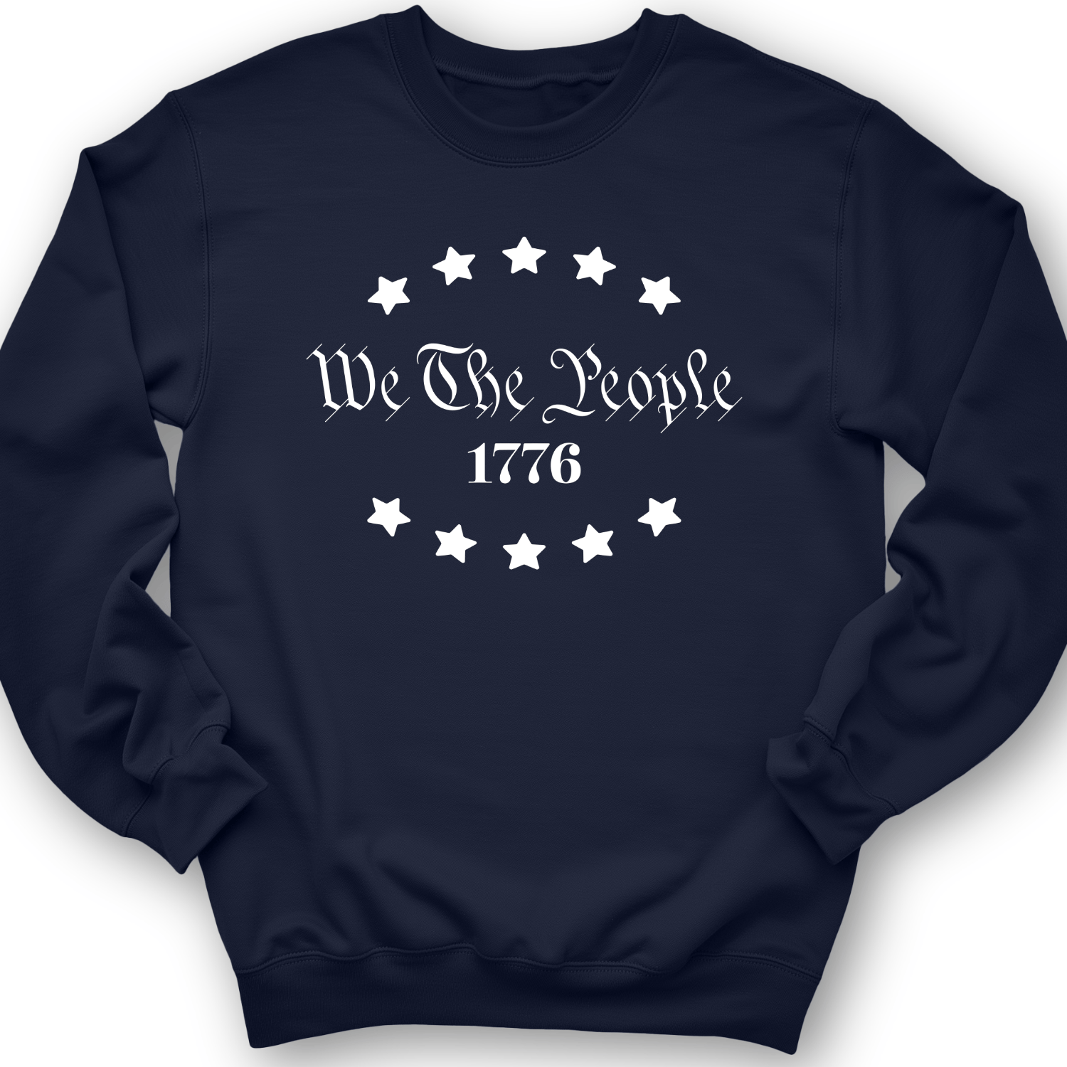 We The People 1776 Crewneck Navy / S