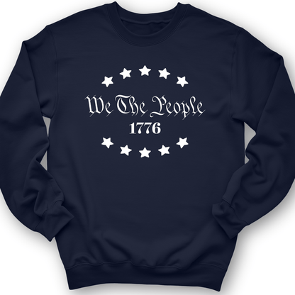 We The People 1776 Crewneck Navy / S