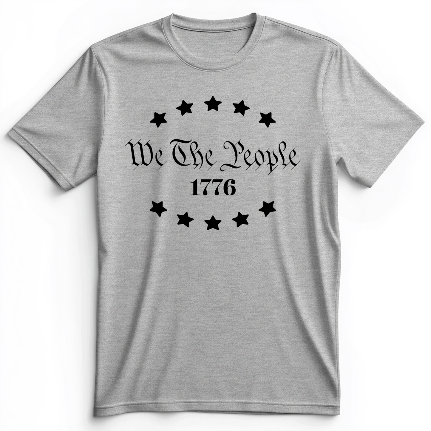 We The People 1776 Premium Tee Athletic Heather / S