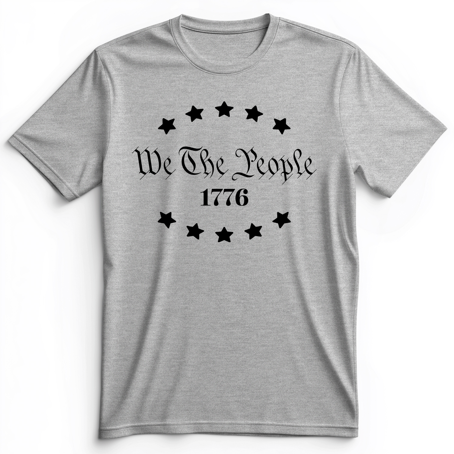 We The People 1776 Premium Tee Athletic Heather / S
