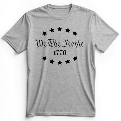 We The People 1776 Premium Tee Athletic Heather / S