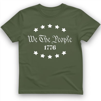 We the People 1776 T-Shirt Military Green / S