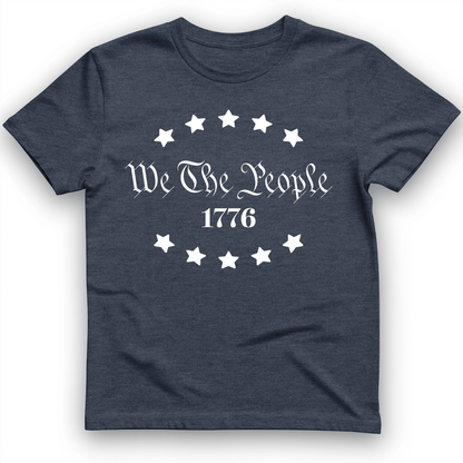 We the People 1776 T-Shirt Heather Navy / S