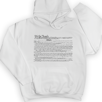 We The People Constitution Hoodie White / S