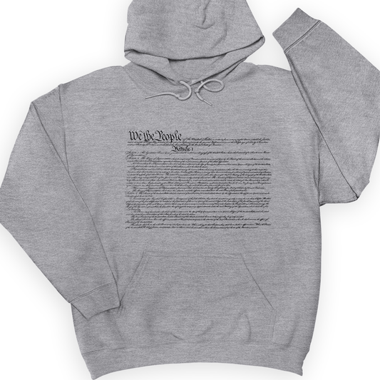 We The People Constitution Hoodie Sport Grey / S