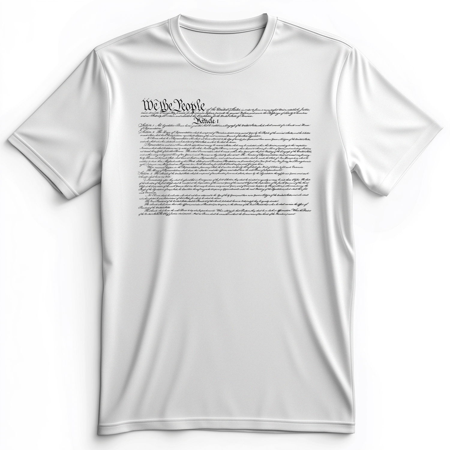 We The People Constitution Premium Tee White / S