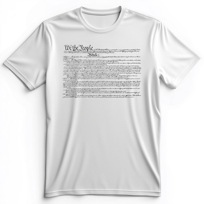 We The People Constitution Premium Tee White / S