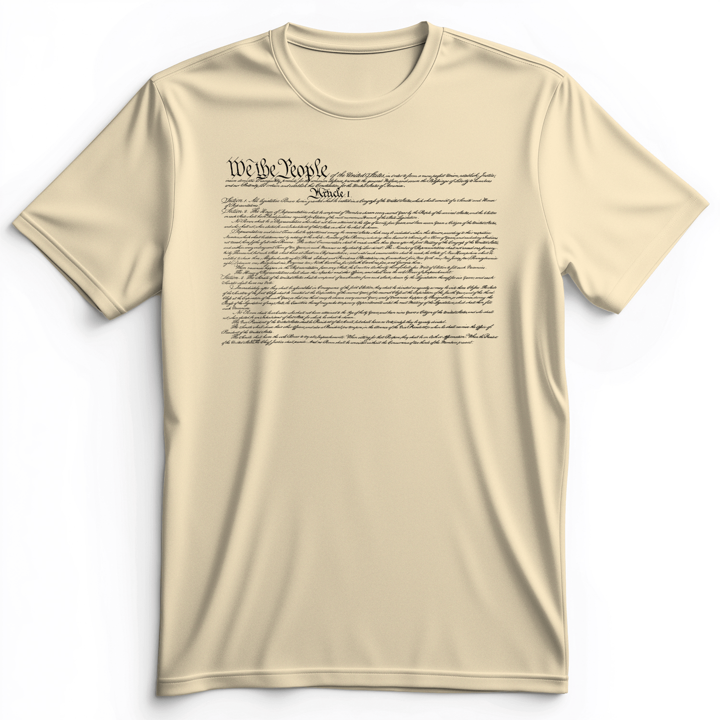 We The People Constitution Premium Tee Natural / S