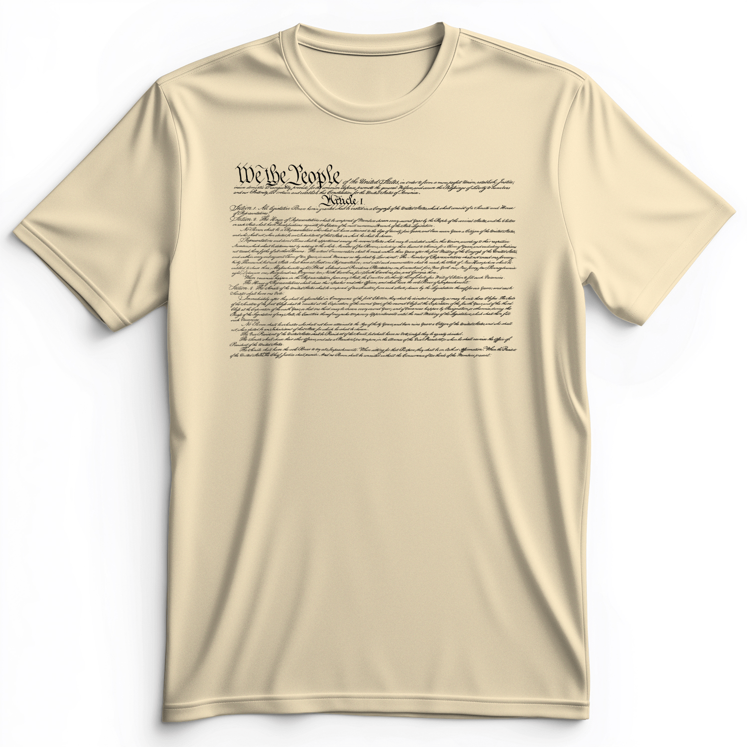 We The People Constitution Premium Tee Natural / S
