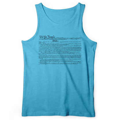 We The People Constitution Tank Aqua TriBlend / XS