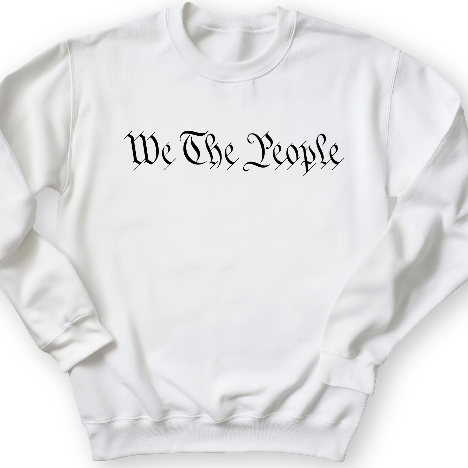We The People Crewneck White / S