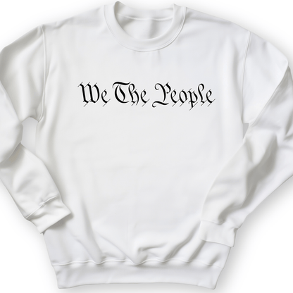 We The People Crewneck White / S