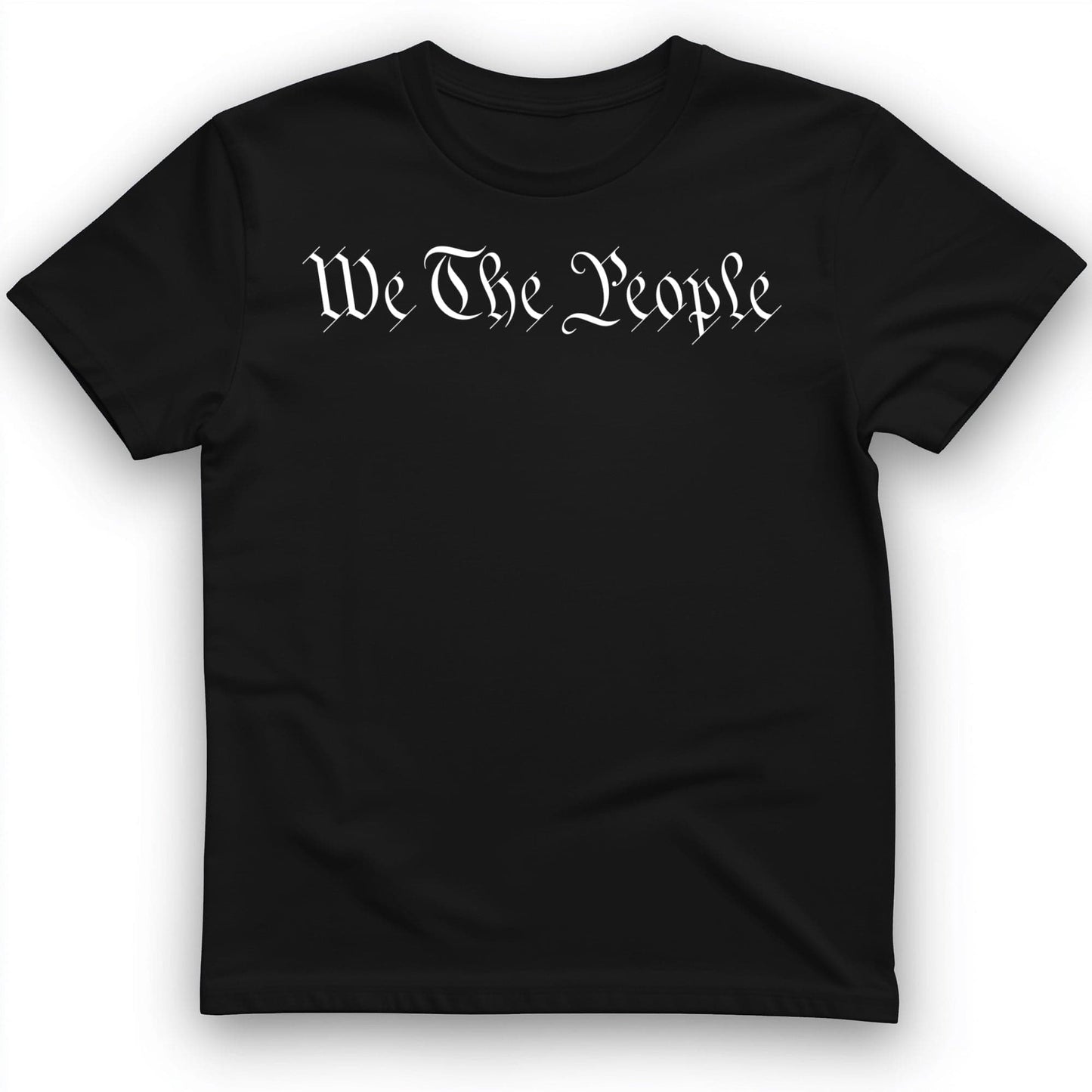 We the People T-Shirt Black / S
