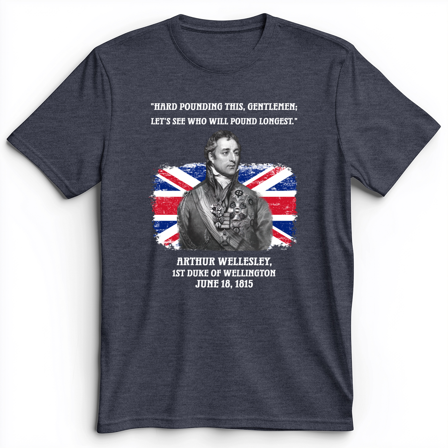 Wellington Premium Tee Heather Navy / S