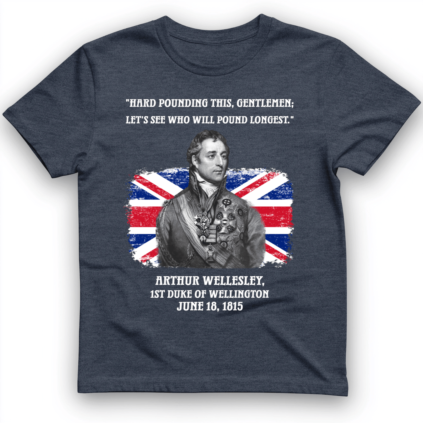 Wellington T-Shirt Heather Navy / S