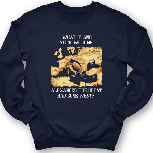 What If Alexander Crewneck Navy / S