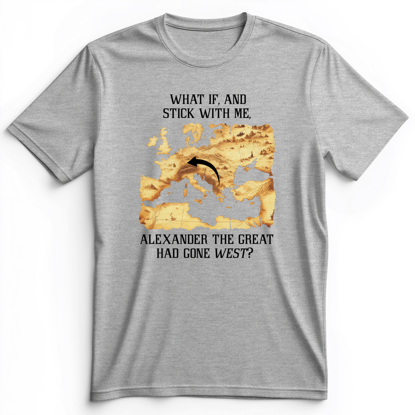 What If Alexander Premium Tee Athletic Heather / S