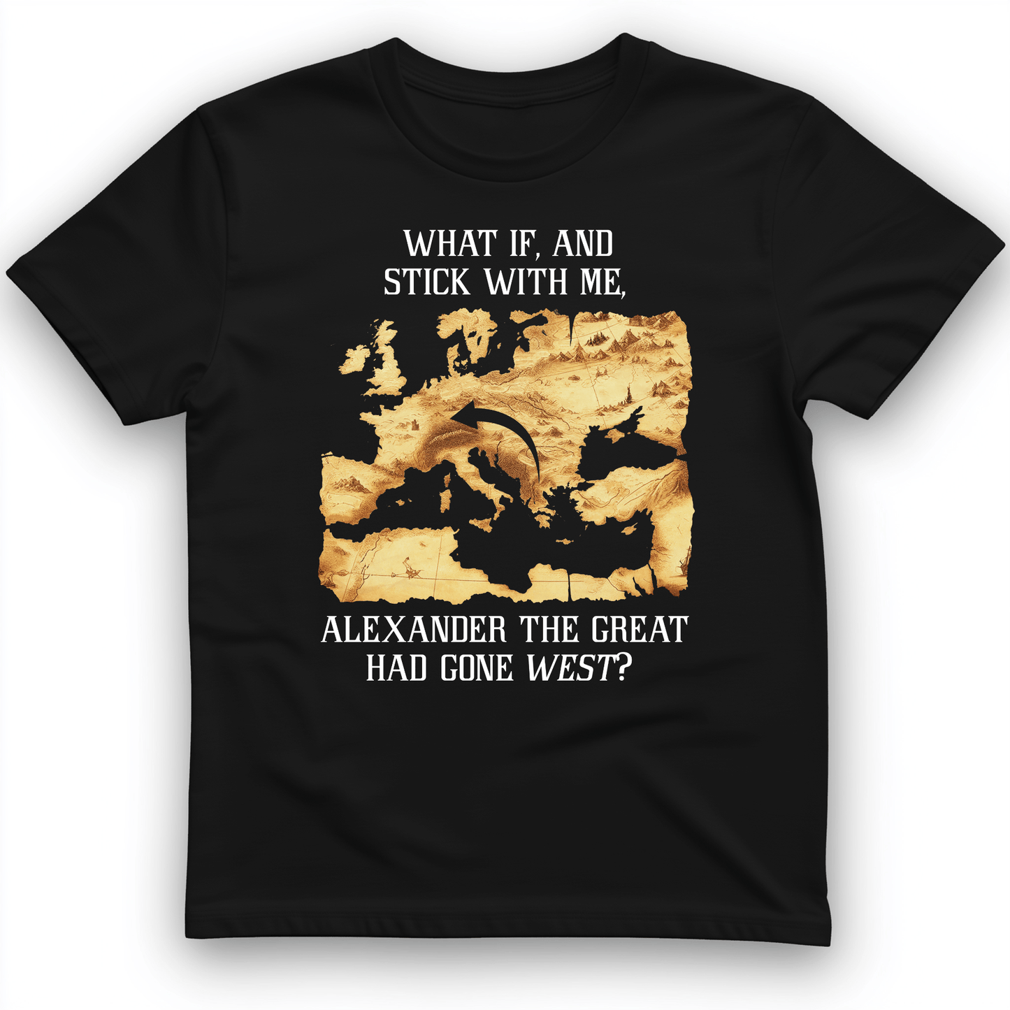 What If Alexander T-Shirt Black / S