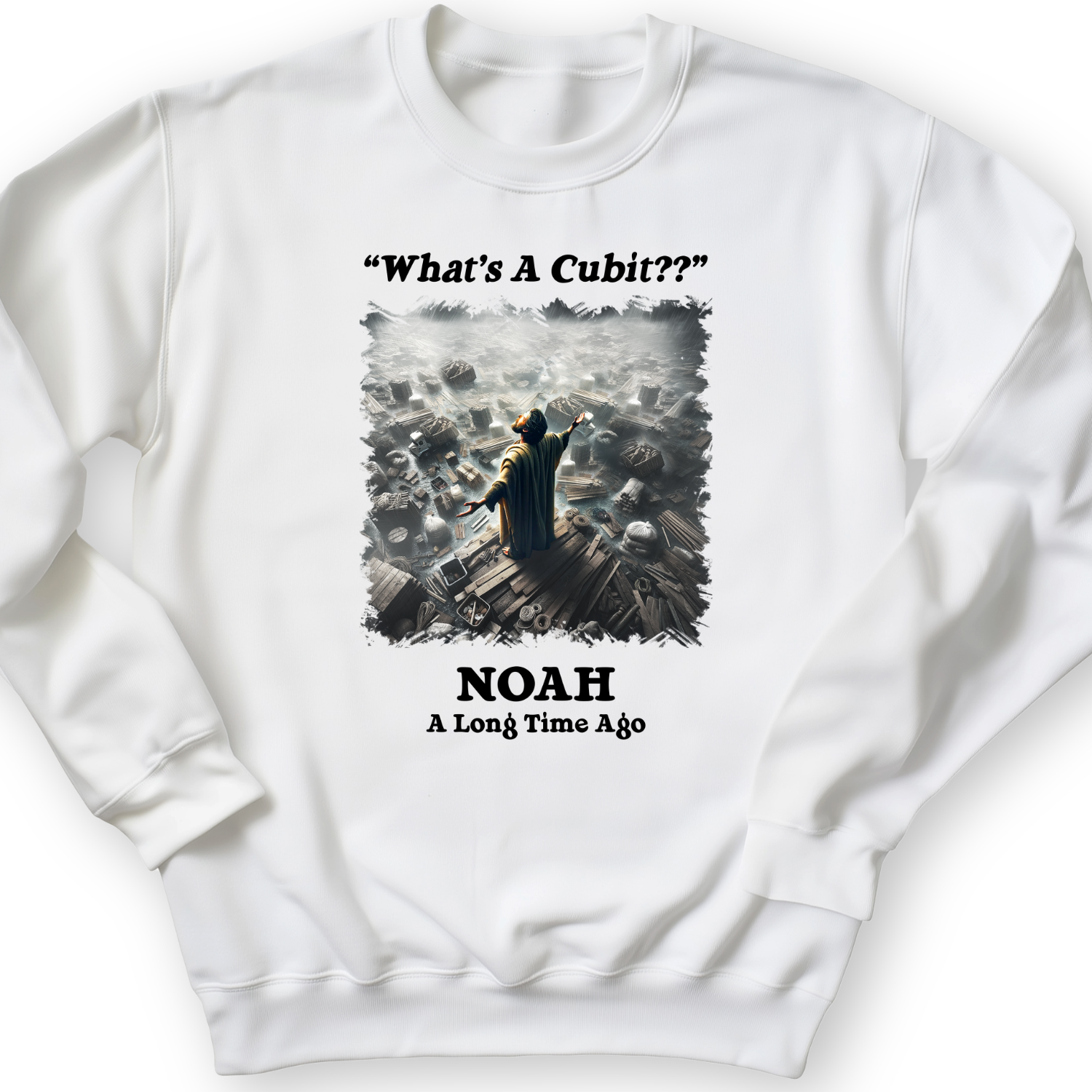 What's A Cubit Crewneck White / S