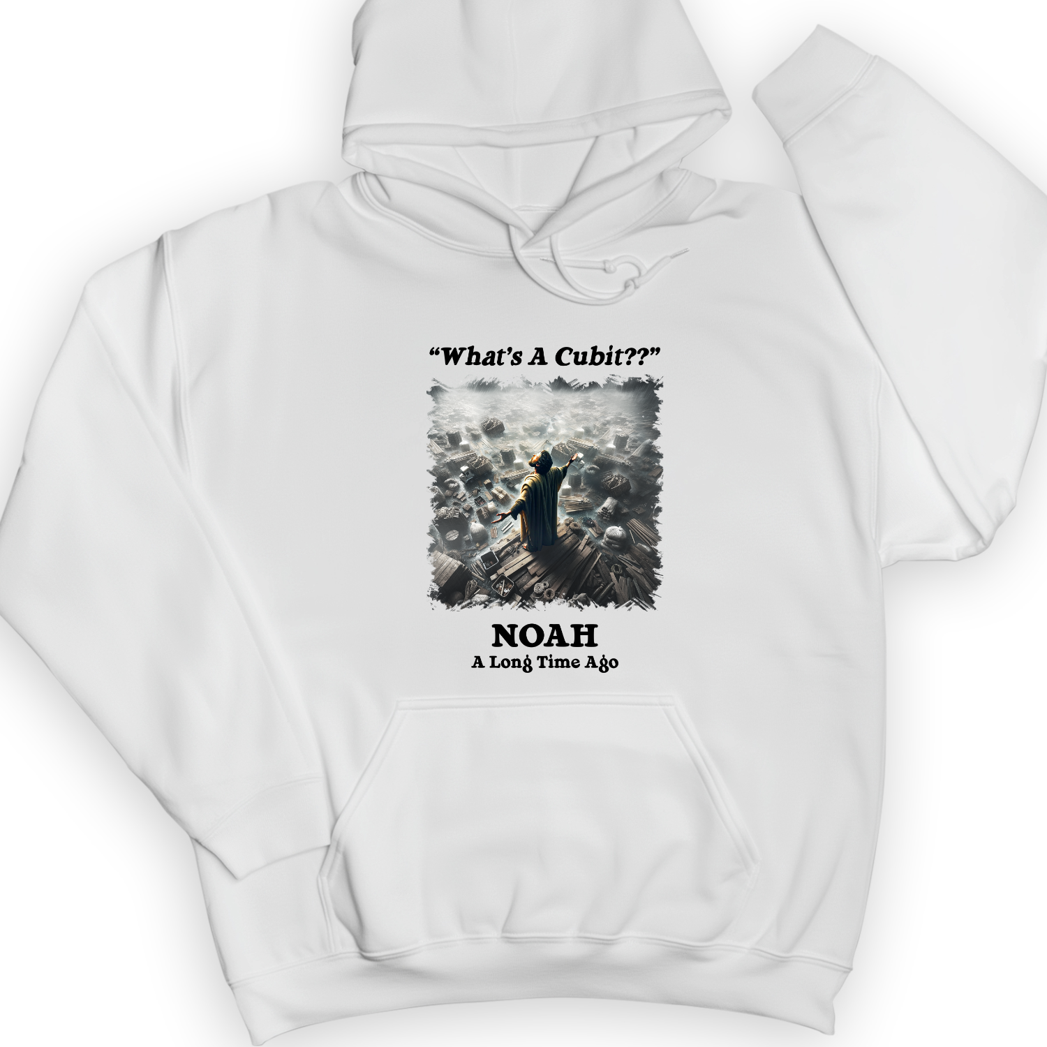 What's A Cubit Hoodie White / S