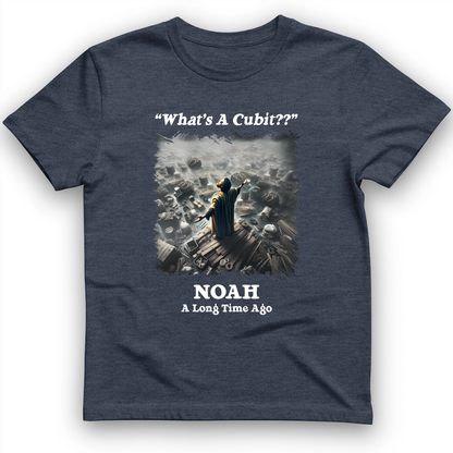 What's A Cubit T-Shirt Heather Navy / S