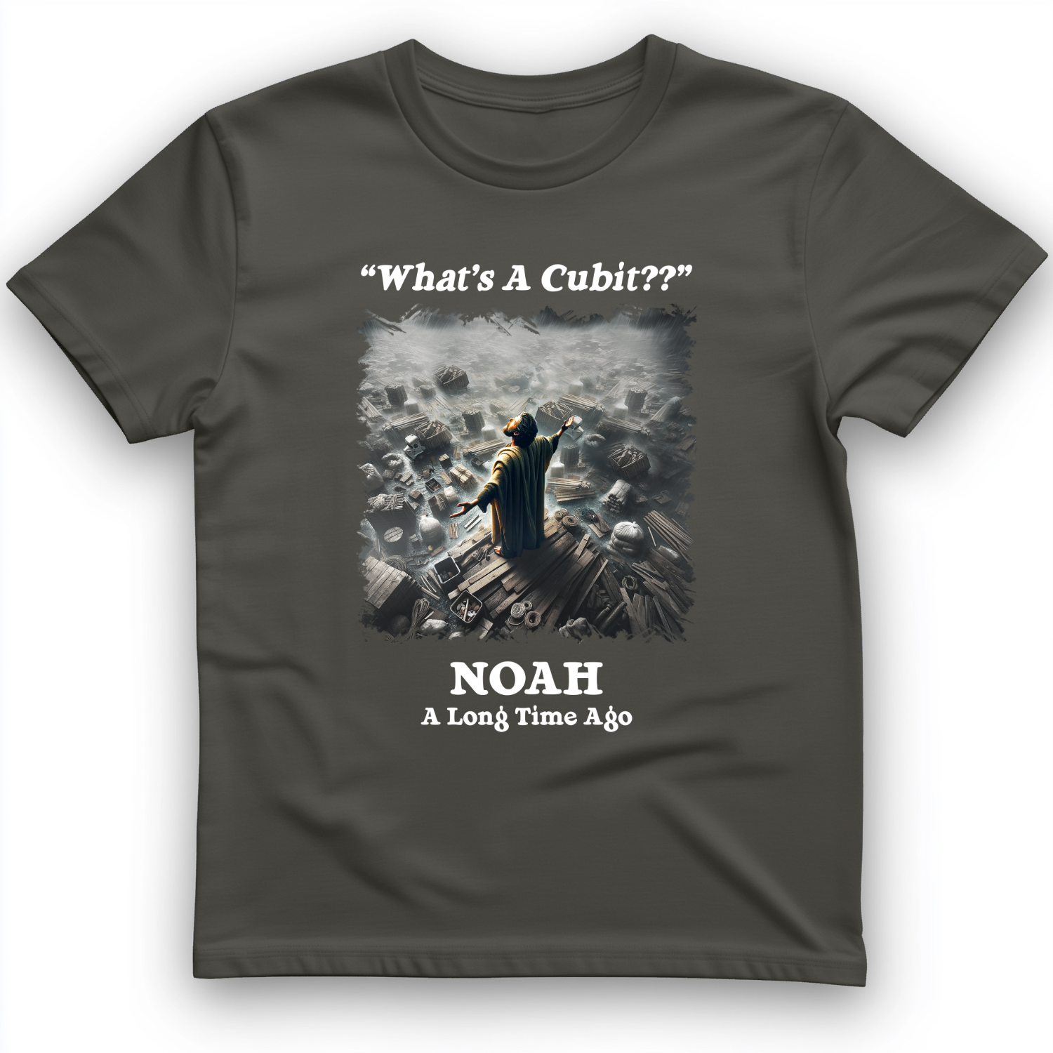 What's A Cubit T-Shirt Charcoal / S