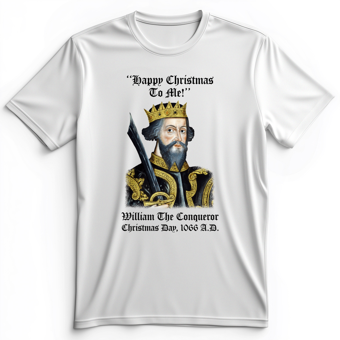William the Conqueror Crowned Premium Tee White / S